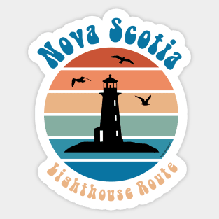 Lighthouse Route Sticker